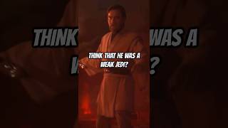 Why ObiWan THOUGHT He Was a WEAK Jedi [upl. by Aseuqram]