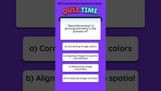 Photogrammetry QUIZ Part 8 NEC License Exam Preparation Series engineeringlicensepreparation [upl. by Rakabuba]