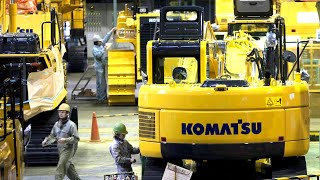 Komatsu Hydraulic Excavators Production process [upl. by Hurleigh]