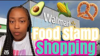 SHOP WITH TERESA AT WALMART FOR ODDS AND END THINGS SPENDING MY DISASTER FOOD STAMPS [upl. by Corkhill]