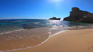 La plage de St Antoine et Le quotbateau échouéquot à Capo Pertusato à Bonifacio en Corse en direct Live [upl. by Ailaham146]