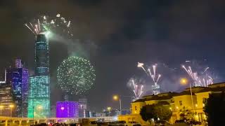 Fireworks at KAFD  Riyadh Season [upl. by Isabelita]