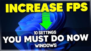 Optimize Windows 11 for gaming  10 settings you must do now ✅ [upl. by Anoek422]