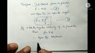 Centripetal Force Expression for Centripetal Force Class11 Ch5 Laws Of Motion [upl. by Renae]