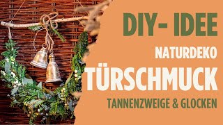 Weihnachtsdeko selbst gemacht Schnelle und einfache Wanddekoration mit Naturmaterialien 🌿✨ [upl. by Elton788]