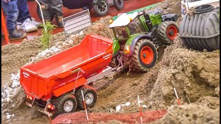 AWESOME RC Tractors Farming and earth moving Hard work in small scale [upl. by Benedicta]