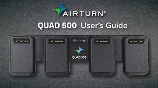 AirTurn QUAD 500 Users Guide [upl. by Nad953]