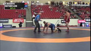 130 kg CQF  Nikola Bogojevic Minnesota Storm vs Matthew Lamb Army WCAP [upl. by Natie]