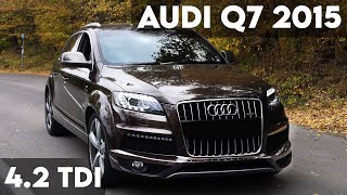 HUGE AUDI Q7 42 TDI 2015 Preview a amp test drive [upl. by Maretz]