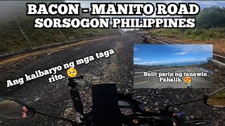 PART 2 MOTORCYCLE adventure through Bacon and Manito Albay  Rough road [upl. by Gomez]