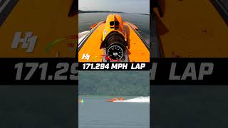 RECORD LAP 171294 MPH at Guntersville Lake Hydrofest shorts [upl. by Huoh]