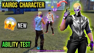 Kairos Character Ability Test  Free Fire New Character Kairos Gameplay amp Skill [upl. by Anoblav]