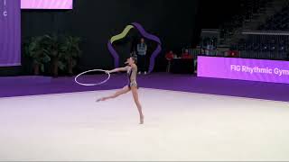 Alona Tal Franco ISR Hoop Junior World Championships AA Score 31100 [upl. by Alpers]