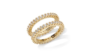 Joan Boyce quotI Do I Doquot 2piece Eternity Band Ring Set [upl. by Enimzaj]