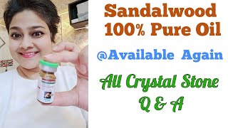 Sandalwood Pure Oil is Back  For all zodiac Crystal Stone Q amp A  Dr Shalini [upl. by Kipper21]