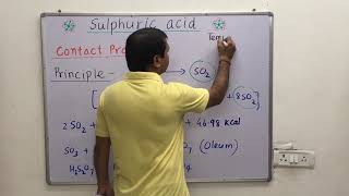 Contact Process  Manufacture of Sulphuric acid by Cotact Process [upl. by Goddord]