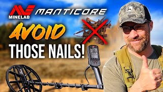 Minelab Manticore  Avoid Those Nails Tips [upl. by Gudrun]