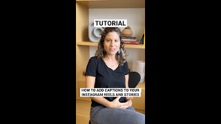 How to Add Captions and Make Your Instagram Reels amp Stories More Accessible shorts [upl. by Dnilazor]