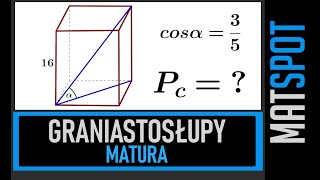 Graniastosłupy  matura  trudne zadanie [upl. by Ssitnerp946]