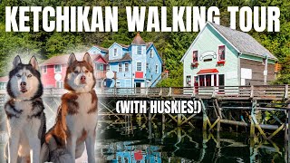 HUSKY WALKING TOUR  Ketchikan Alaska Cruise Port [upl. by Notla]