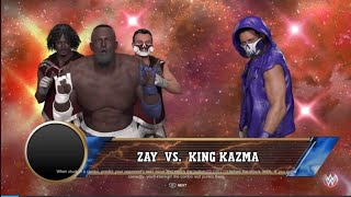 WWE 2K23 King Kazma vs Zay [upl. by Prowel]