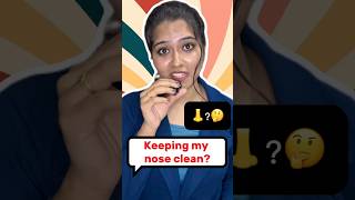 What is “keeping my nose clean “ Follow for more such English contents [upl. by Sansen]