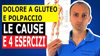 Dolore a Gluteo e Polpaccio le Cause e 4 Esercizi Efficaci che ho Testato [upl. by Maure]