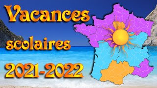 Calendrier des vacances scolaires 2021 2022 vf calendrier officiel [upl. by Behka588]