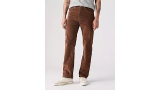 Джинсы LEVIS 505® Straight Jeans Corduroy Teak  Brown [upl. by Aniratak]