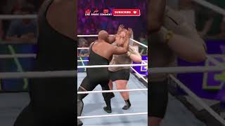 THERESA VS BIG SHOW wwe wwe2k24 wwe2k23 wwefights reels trend trending viral ytshorts wwe2 [upl. by Schoenfelder]