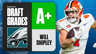 2024 NFL Draft Grades Eagles select Will Shipley No 127 Overall  CBS Sports [upl. by Soisanahta]