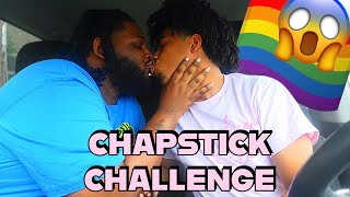 CHAPSTICK KISSING CHALLENGE GAY EDITION🏳️‍🌈 [upl. by Eelhsa]