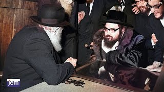 The Belzer Rebbes Meeting With The Lubavitcher Rebbe [upl. by Ingram]