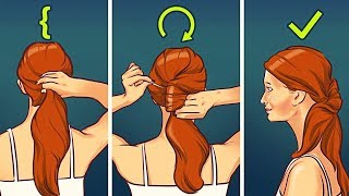 15 QUICK HAIRDOS YOU CAN DO WHEN YOU ARE IN A HURRY [upl. by Natsyrk]