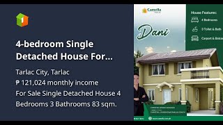 4bedroom Single Detached House For Sale in Camella Tarlac [upl. by Ielerol]