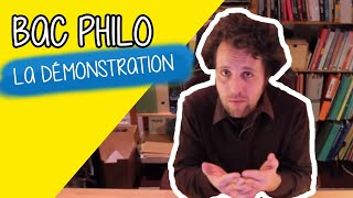 Philo Terminale  La démonstration ancien bac [upl. by Liddie]