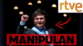 La televisión pública de España manipula los resultados del primer año de Javier Milei [upl. by Delogu]