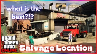 The best salvage yard location GTA Online [upl. by Nesral999]