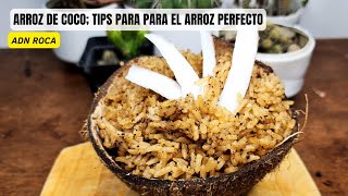 RECETA DE ARROZ DE COCO  ARROZ DE COCO PASO A PASO  ARROZ DE COCO FÁCIL [upl. by Magna621]