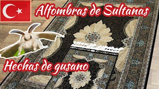 Alfombras TURCAS  seda de gusano [upl. by Aicilev]