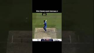 Why Dhoni Leave This Ball   cricket shorts [upl. by Conney]