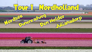 Tour 1 Nordholland Dünenradweg  Callantsoog  Den Helder  Julianadorp [upl. by Zapot159]