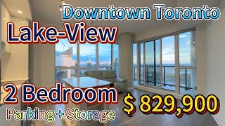 Lakeview 2 Bedroom Condo 829900 Liberty Central Two Downtown Toronto Liberty Village [upl. by Calista389]