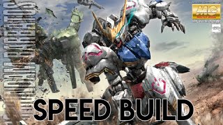 MASTER GRADE GUNDAM BARBATOS 1100 SPEED BUILD [upl. by Hairim]