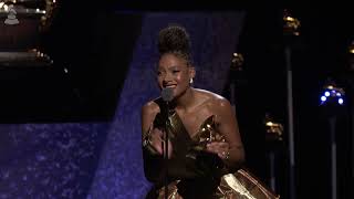 Allison Russell Wins Best American Roots Performance  2021 GRAMMY Awards Show Acceptance Speech [upl. by Ttayh]