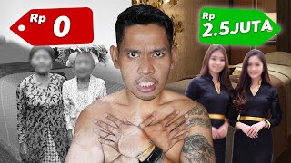 Nyobain Tempat Pijet Rp0 VS Rp2500000 [upl. by Cyrilla]