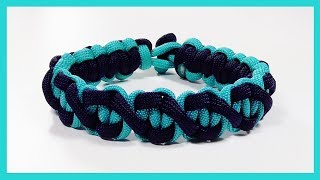 Paracord Bracelet quotParalixquot Bracelet Design Without Buckle [upl. by Hodosh]