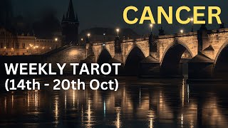 Weekly Tarot Reading for Cancer  October 14th  20th 2024 [upl. by Hallee406]