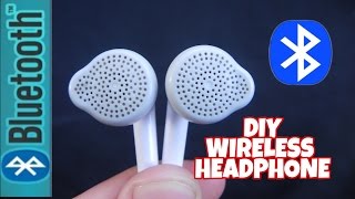 How to make your Headphone WirelessEven old Broken HeadphoneDIY Life Hack Tutorial [upl. by Gschu]