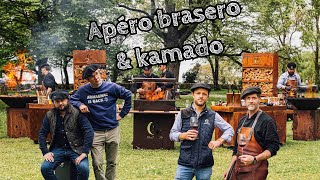 Apéro brasero amp kamado 🔥🦐🍽️🥩🍷 Gueuleton [upl. by Alyda]